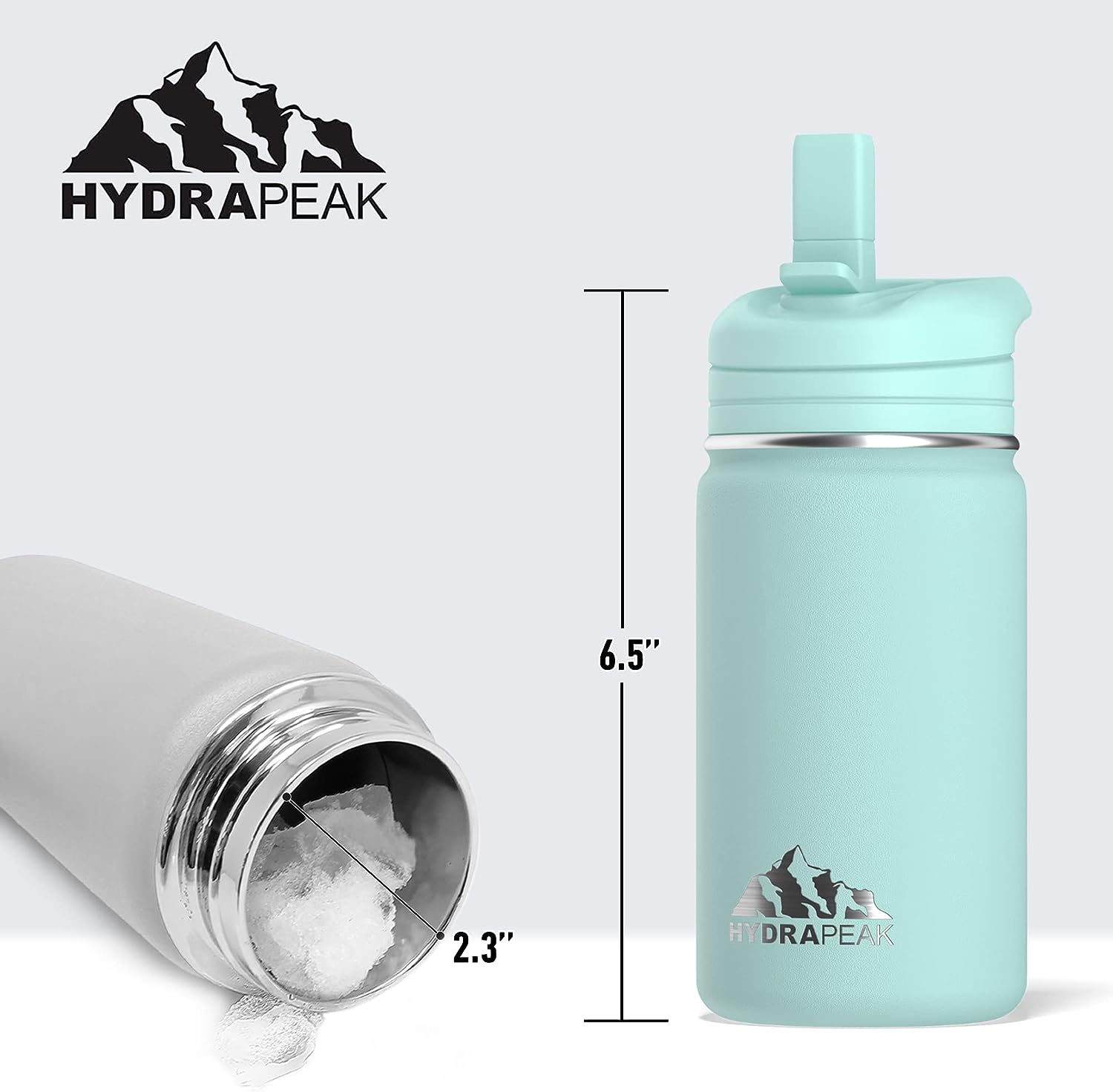  Hydrapeak Mini 20oz Kids Water Bottle with Straw Lid