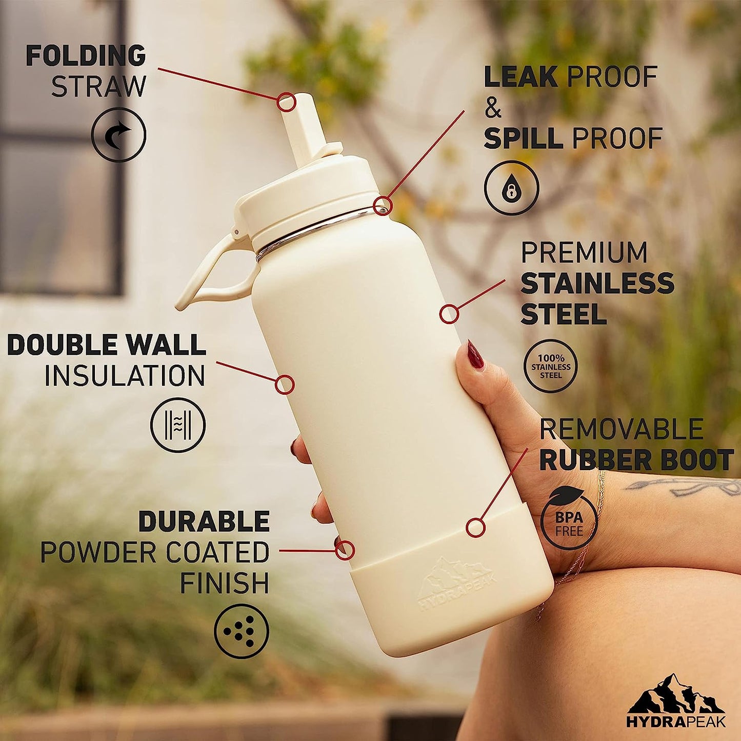 Hydrapeak - 32oz SportBoot Straw