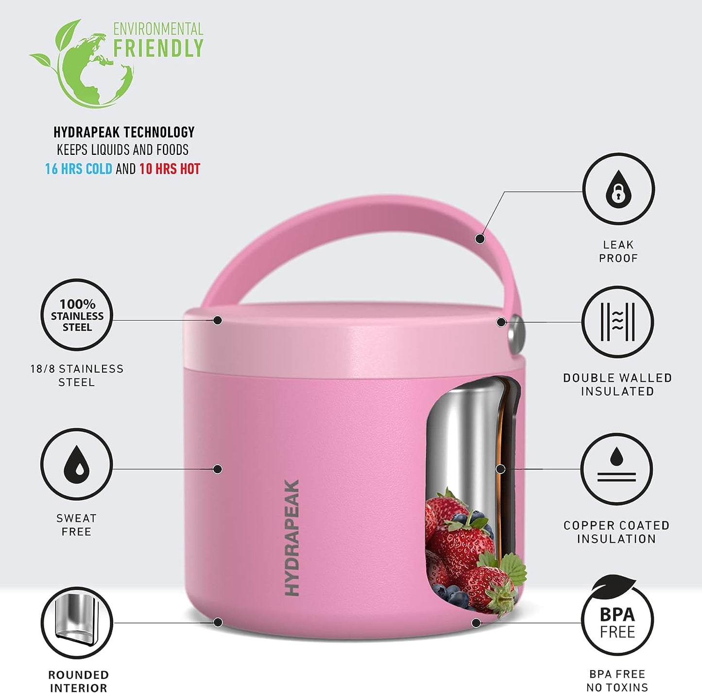 Hydrapeak - 18oz Foodie