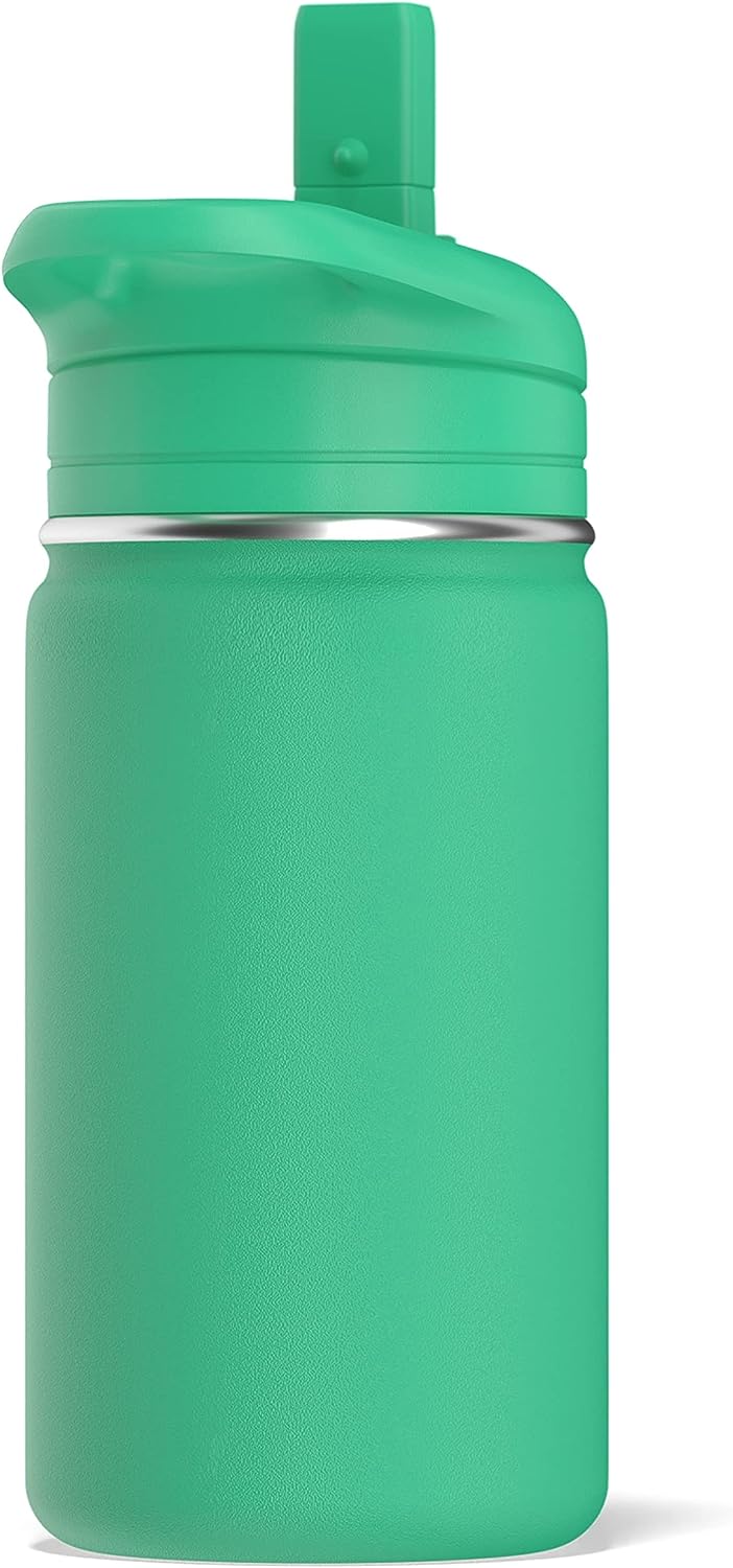 Hydrapeak Mini 20oz Kids Water Bottle with Straw Lid, Stainless Steel  Double Wall Insulated Water Bottle for Kids | Leak-Proof and Spill-Proof  Kids