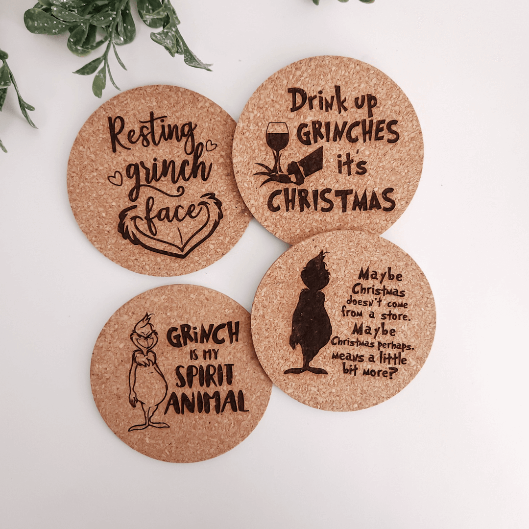 The Grinch - Christmas Coasters