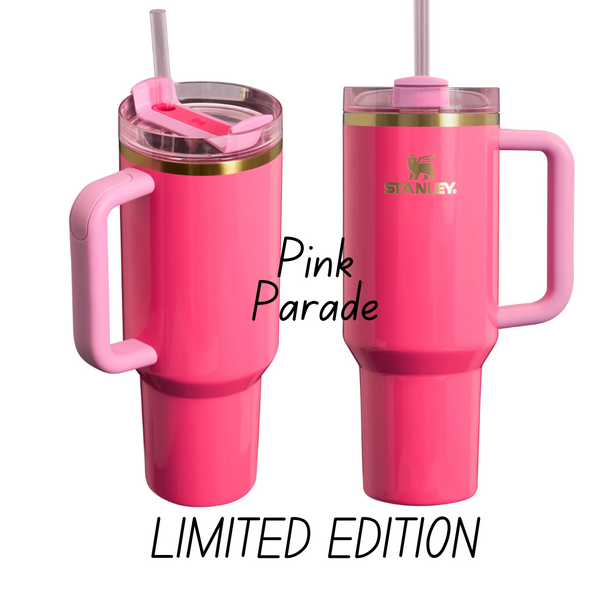 Stanley Tumbler Cup 40 oz LIMITED EDITION color strawflower pink