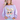 Bubblegum Bunny - Pastel Pigment Dyed Crewneck Sweater