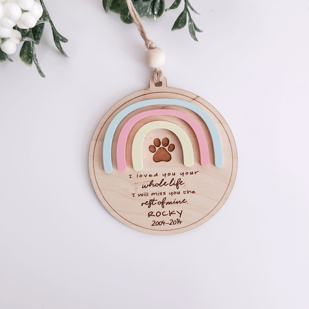 Rainbow Bridge Memorial Ornament